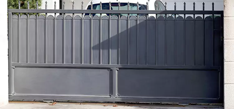 Metal Driveway Gate Installation Johnston